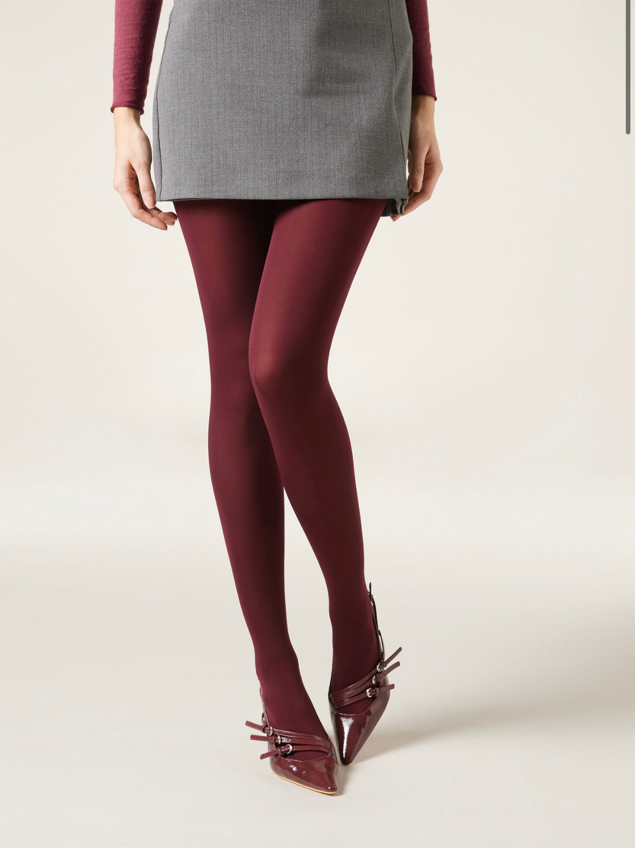 STRUMPFHOSE| BURGUNDY 50