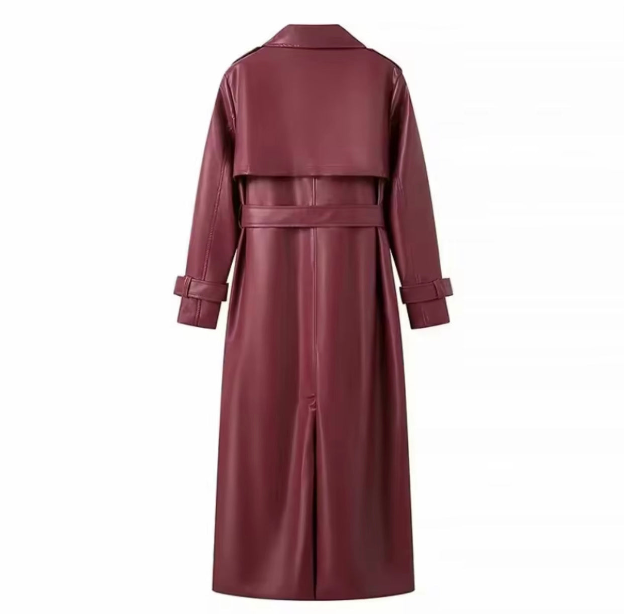 MANTEL| BURGUNDY-LEDER