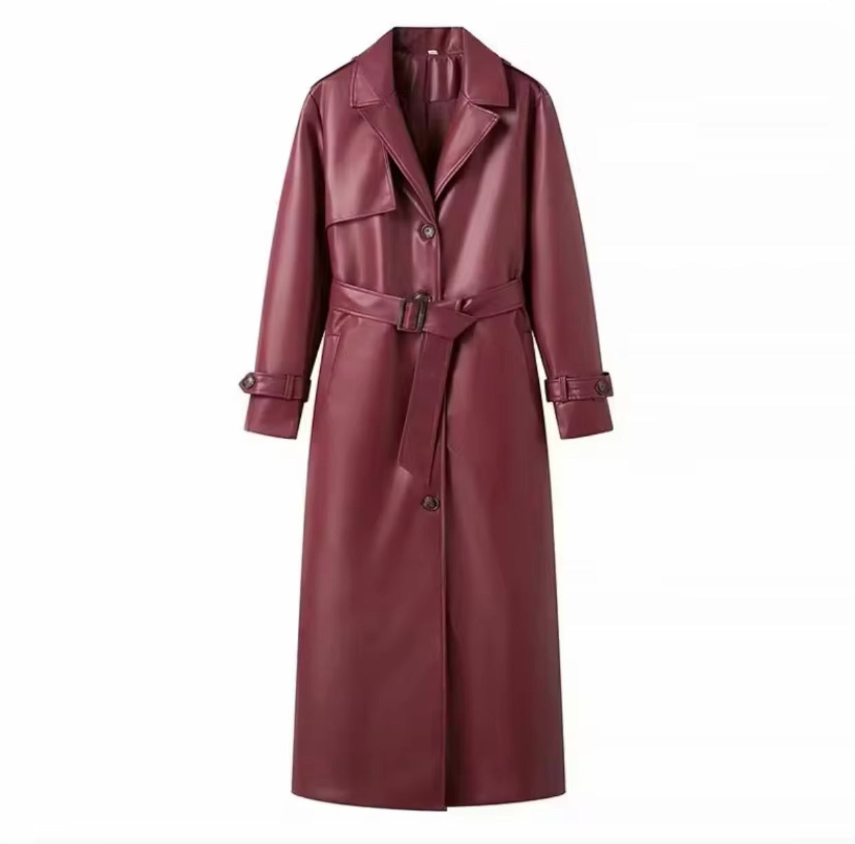 MANTEL| BURGUNDY-LEDER
